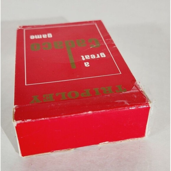Cadaco Tripoley Deck of Playing Cards Replacement Parts Pieces Vtg Red - Picture 4 of 5